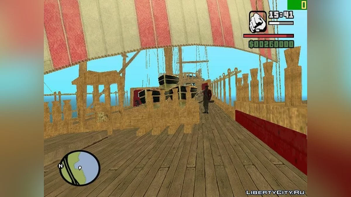 Корабль Адмирал Нельсона Виктори / GTA San Andreas