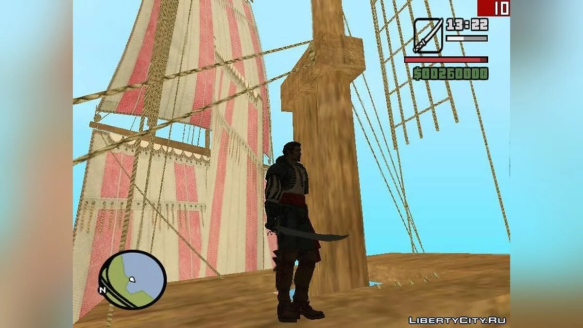 Корабль Адмирал Нельсона Виктори / GTA San Andreas