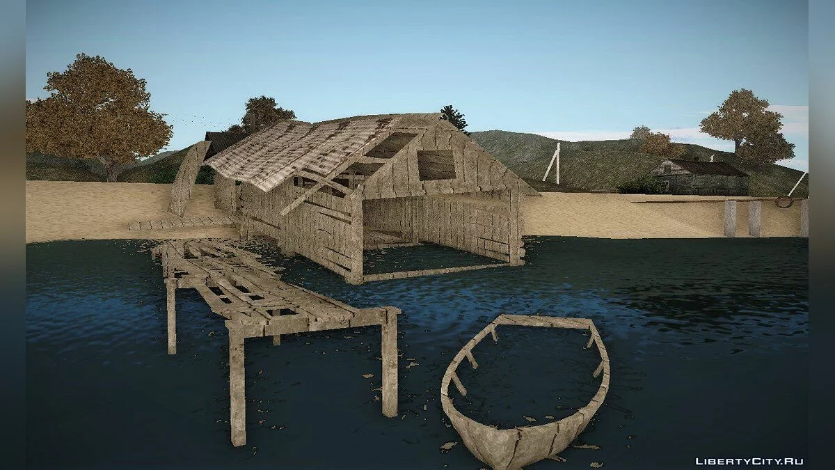 Pier from the GTA DayZ Infected Area Mod / GTA San Andreas
