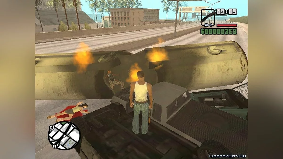 Destroyed Trailer from Left 4 Dead 2 / GTA San Andreas