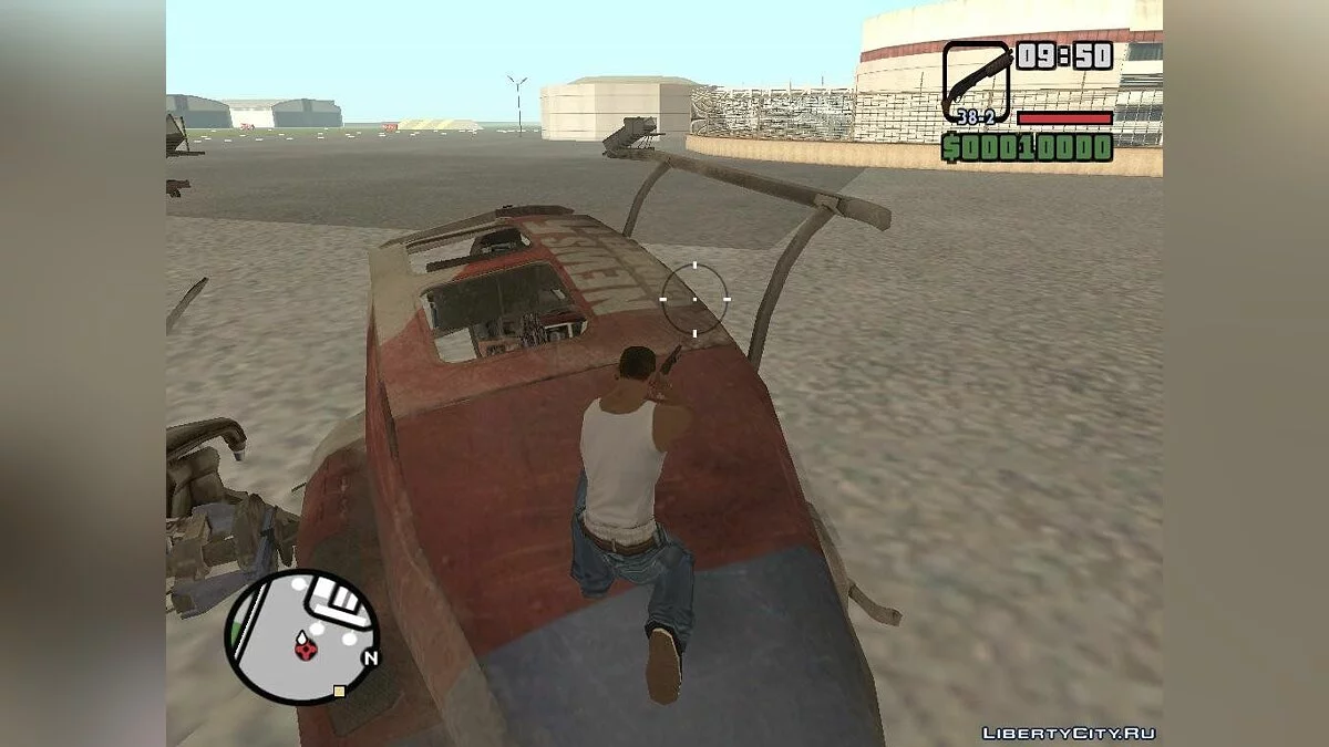 Зруйнований вертоліт з Left 4 Dead 2 / GTA San Andreas