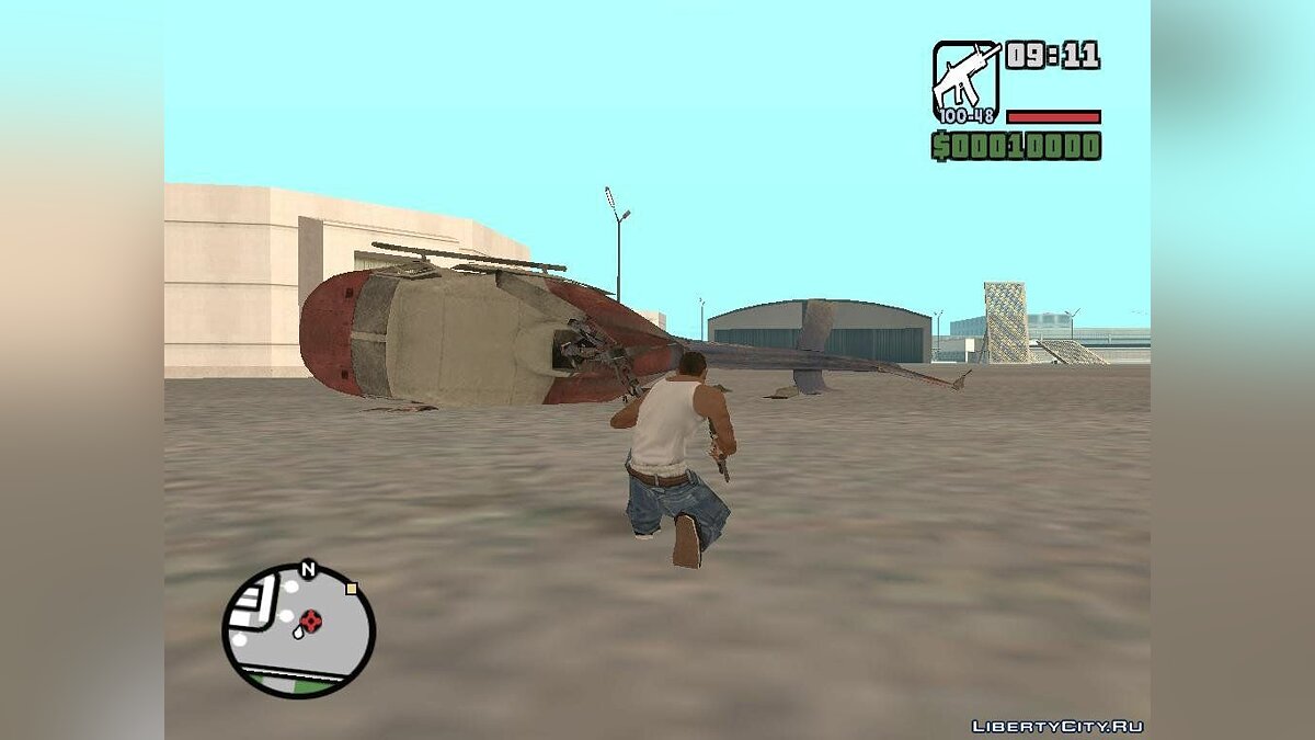 Download Destroyed helicopter from Left 4 Dead 2 for GTA San Andreas