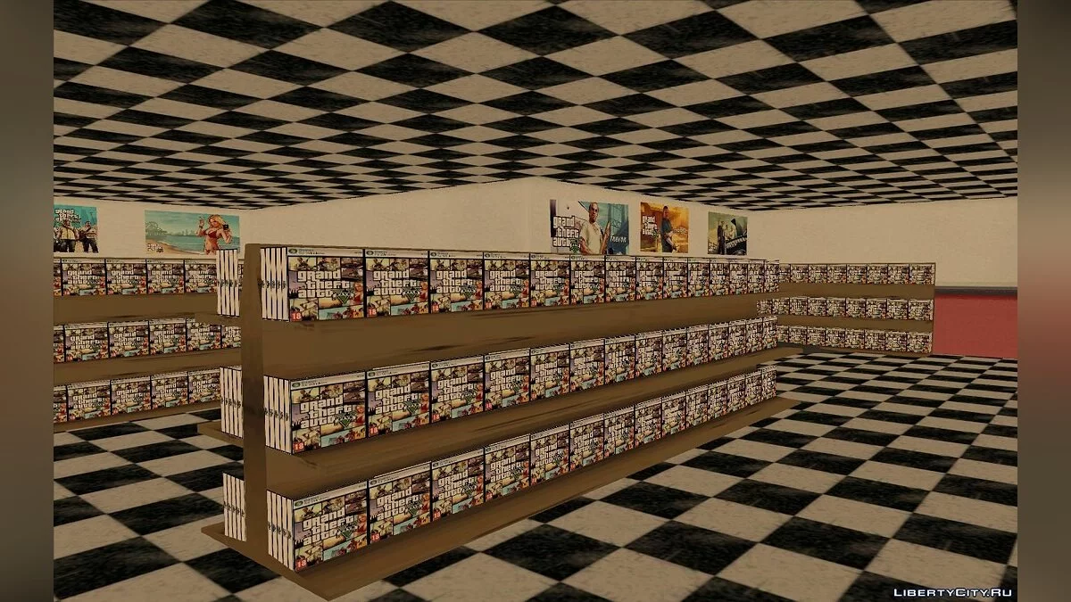 Magasin "Gamazavr" (pour le concours) / GTA San Andreas