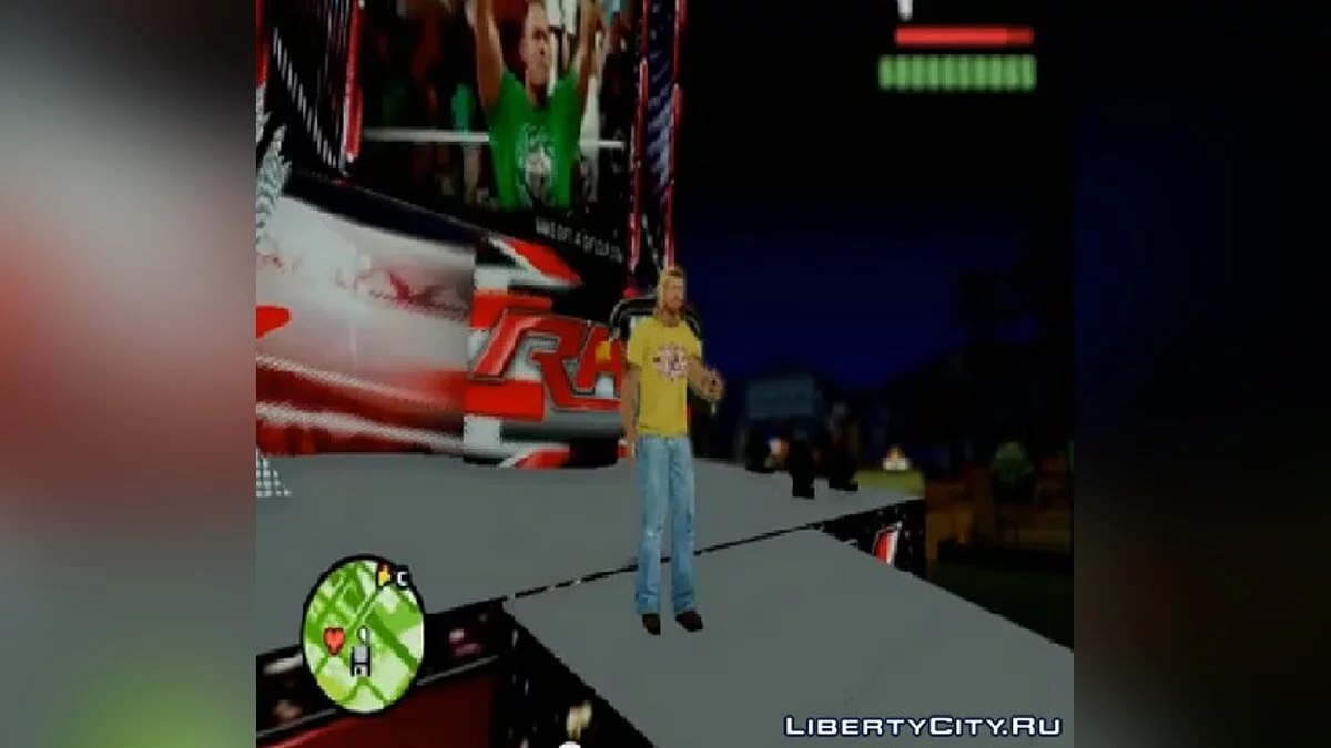 WWE RAW анімований титантрон / GTA San Andreas