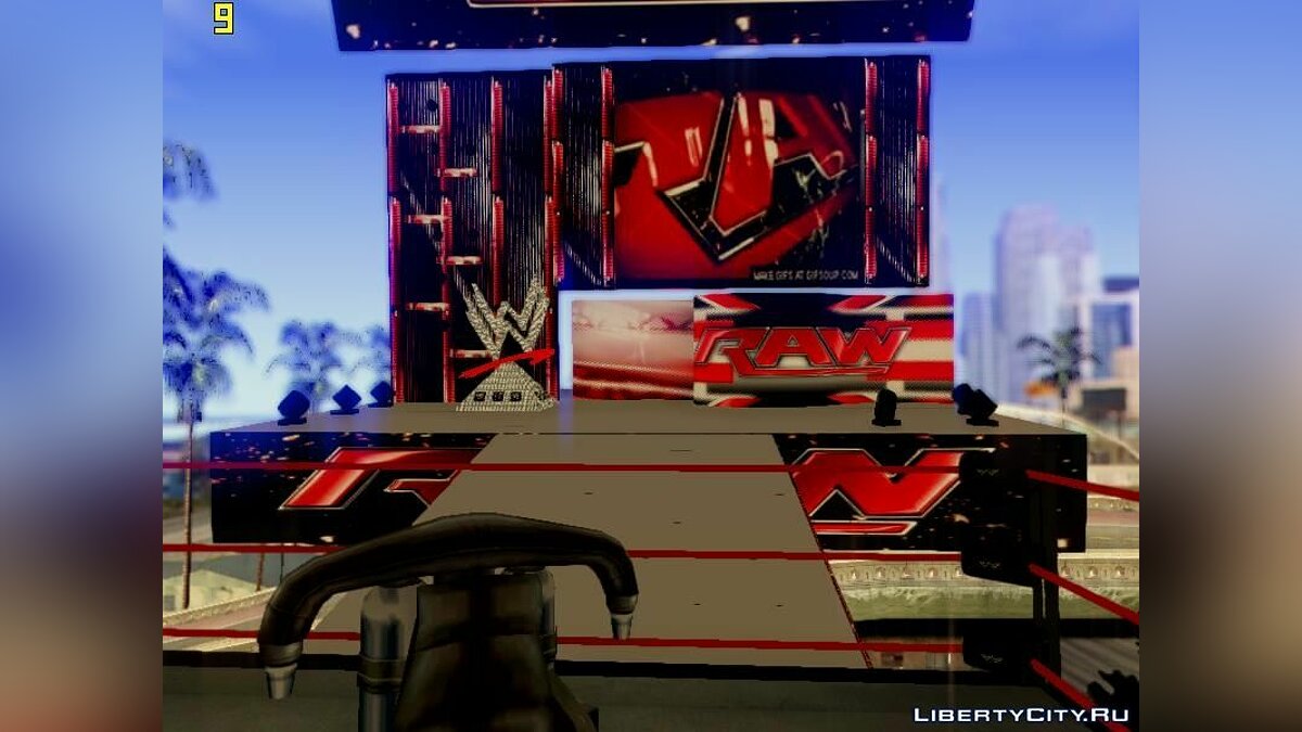 Скачать WWE RAW Animated Titantron Для GTA San Andreas