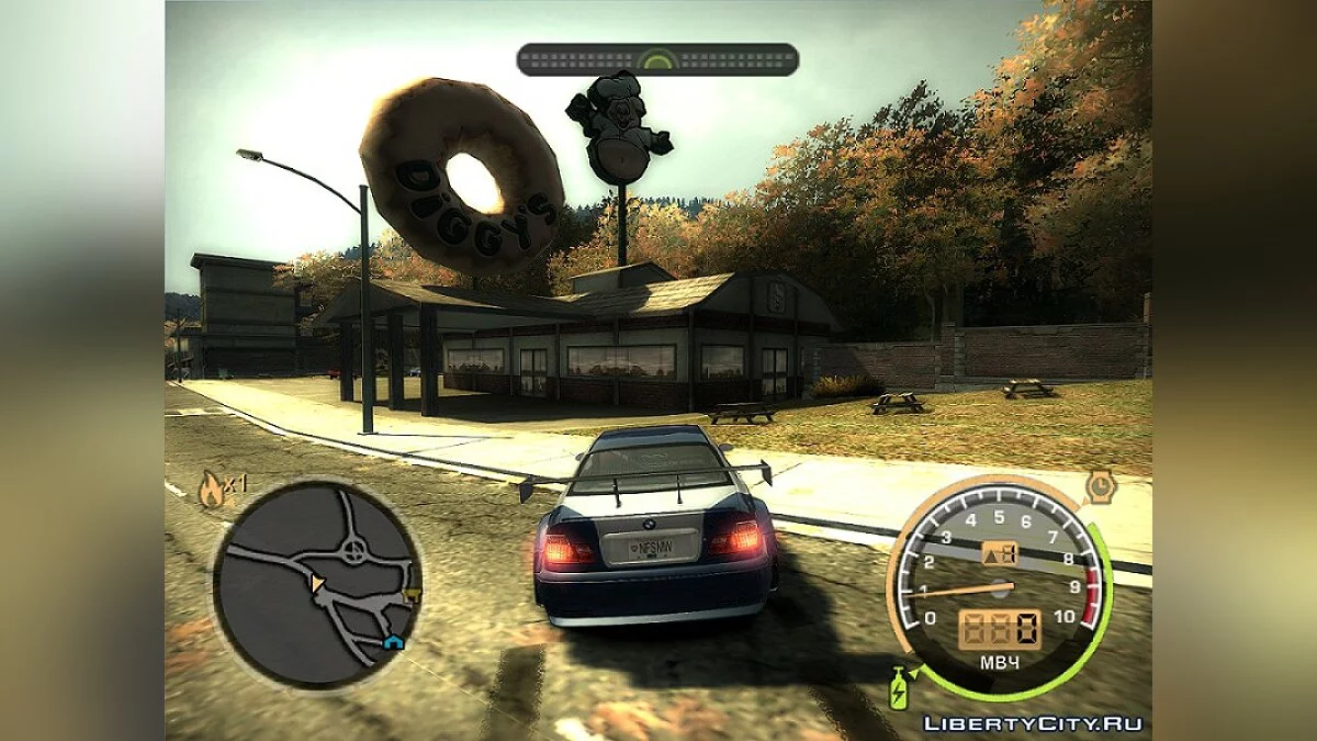 متجر الدونات من NFS MW / جي تي إيه سان أندرياس