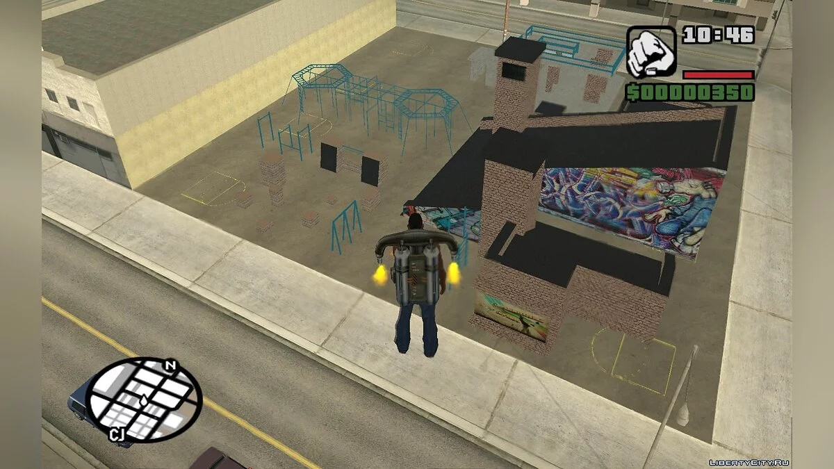 Місце для фрірану та паркуру / GTA San Andreas