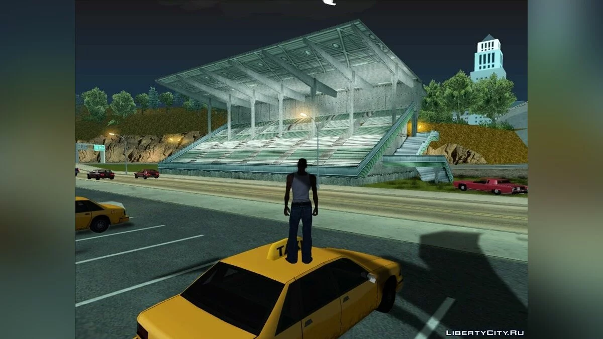 Трибуна из Flat Out 2 / GTA San Andreas