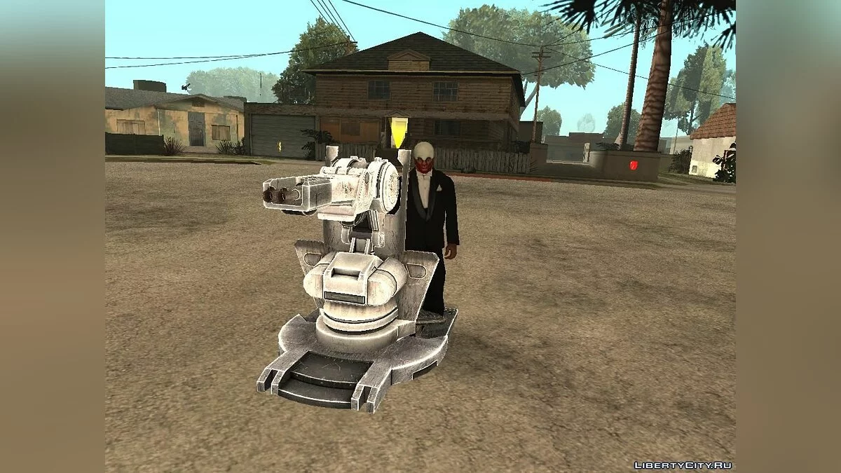 Монтована гармата від Raiden / GTA San Andreas