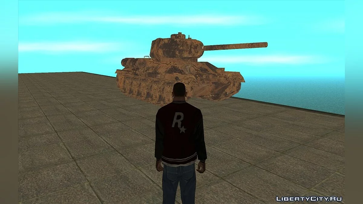 T34-85 з GTA V / GTA San Andreas