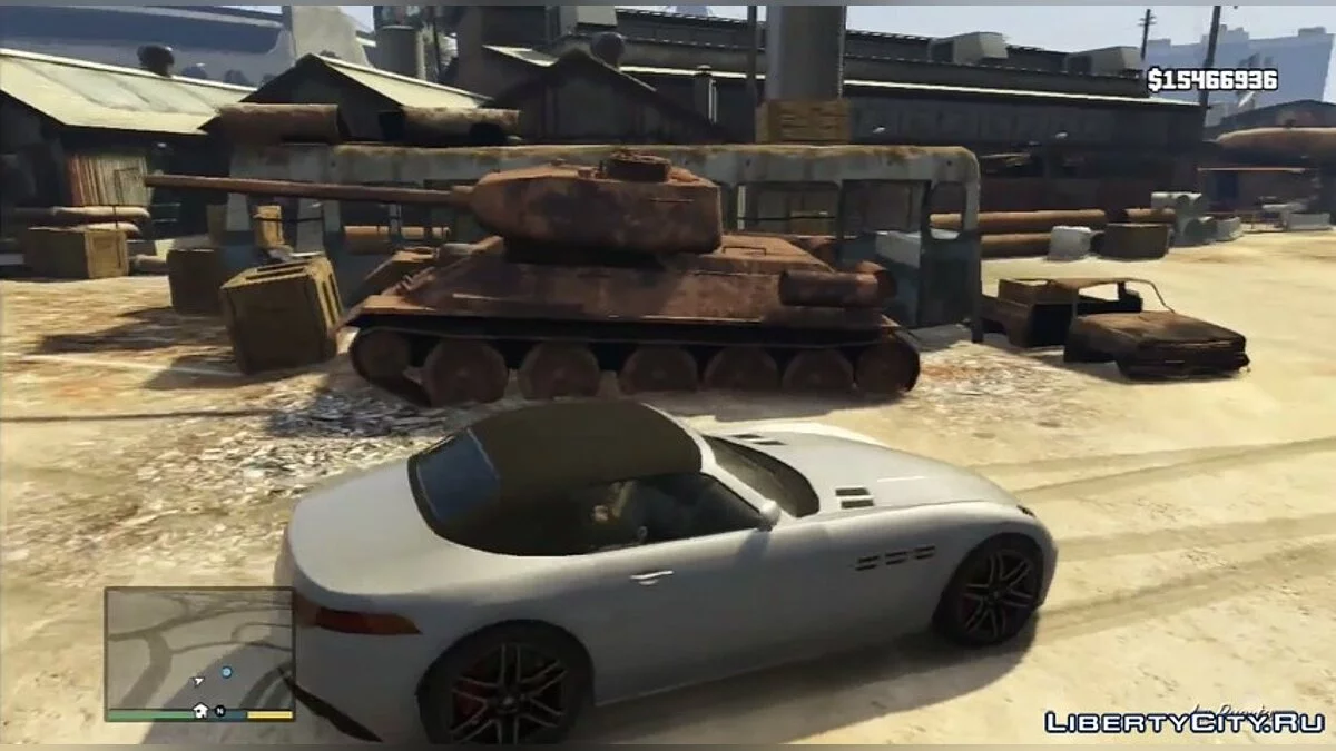 T34-85 з GTA V / GTA San Andreas