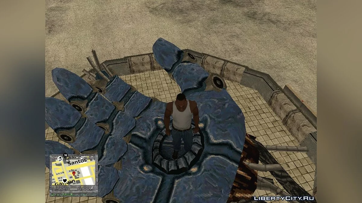 Abgetrennte Hand des Wächters aus dem Spiel X-Men The Official Game / GTA San Andreas