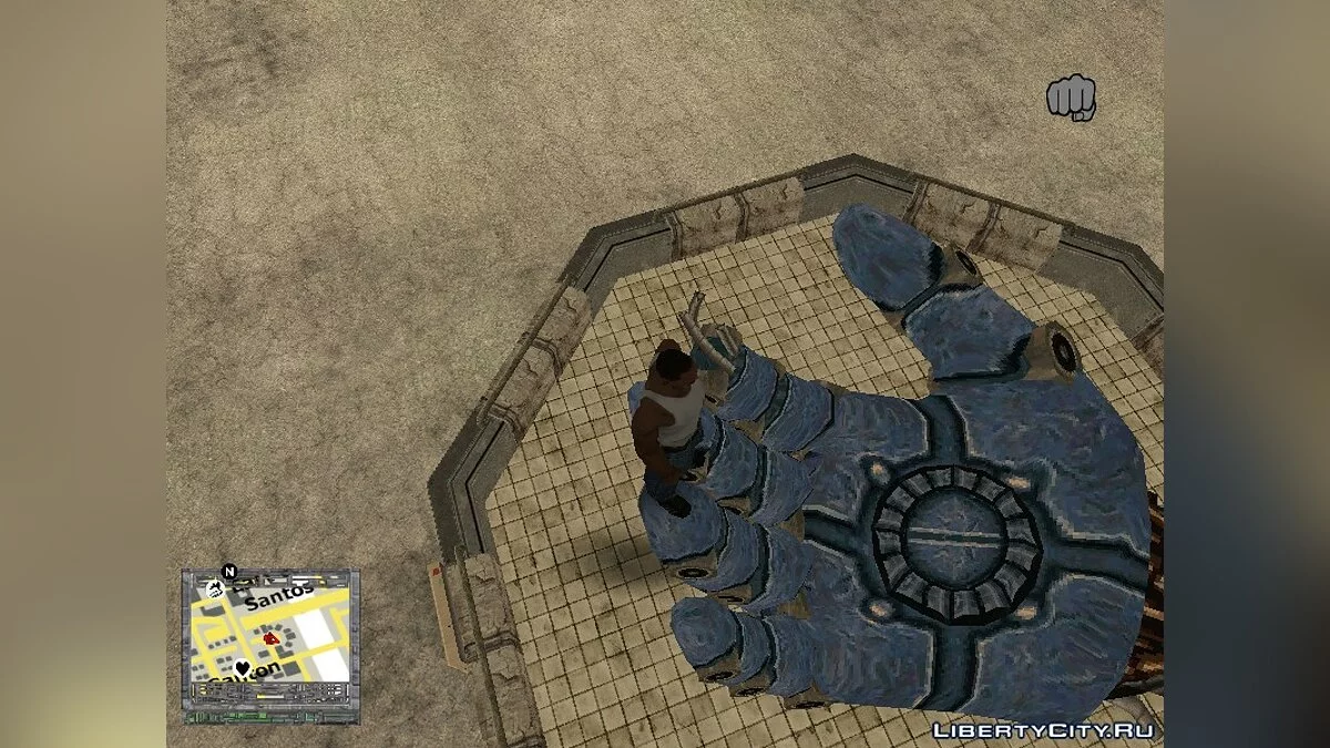 Abgetrennte Hand des Wächters aus dem Spiel X-Men The Official Game / GTA San Andreas