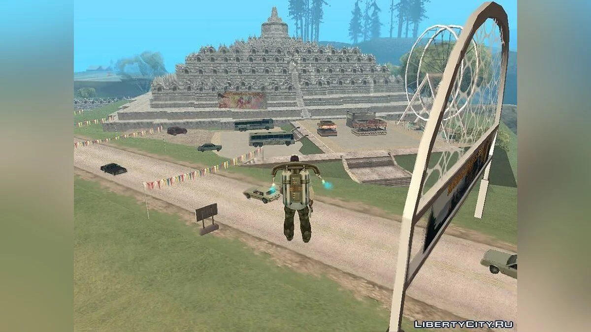 Реалістичний храм Боробудур / GTA San Andreas