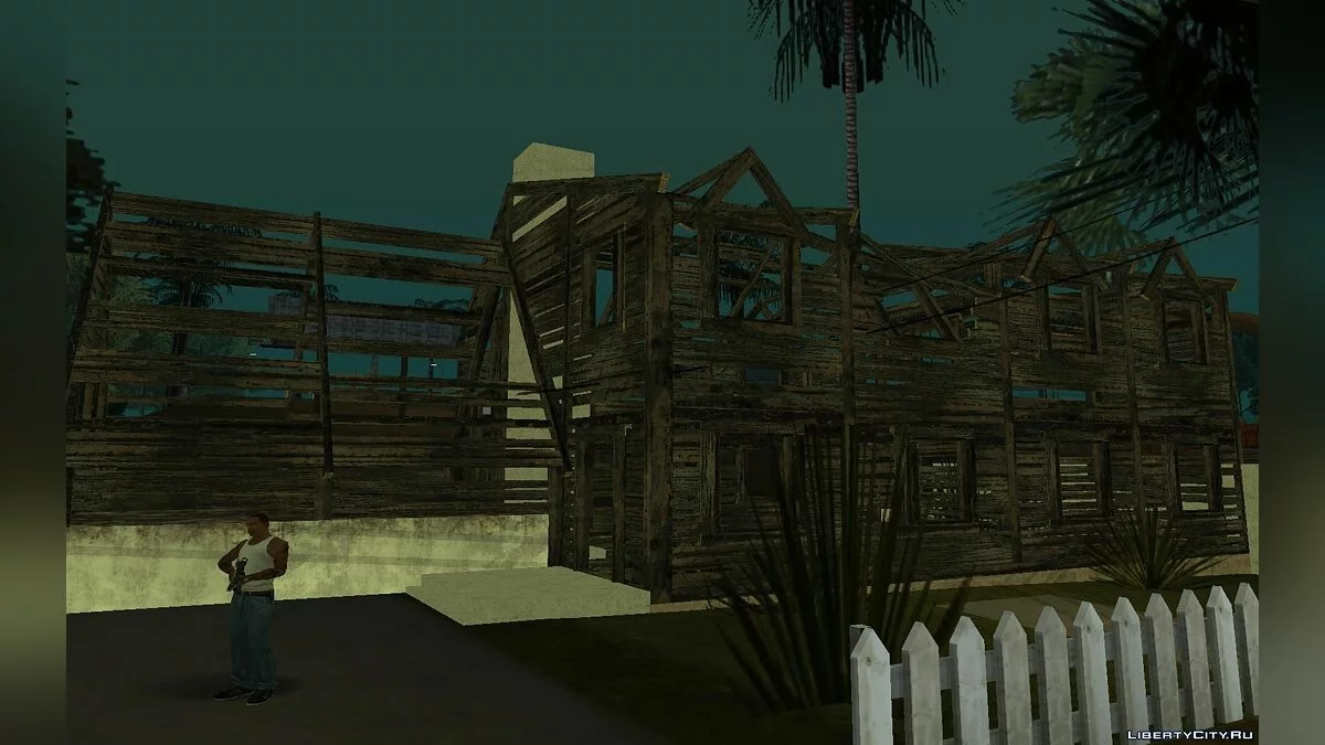 Сгоревший дом из Call of Duty 4: Modern Warfare / GTA San Andreas