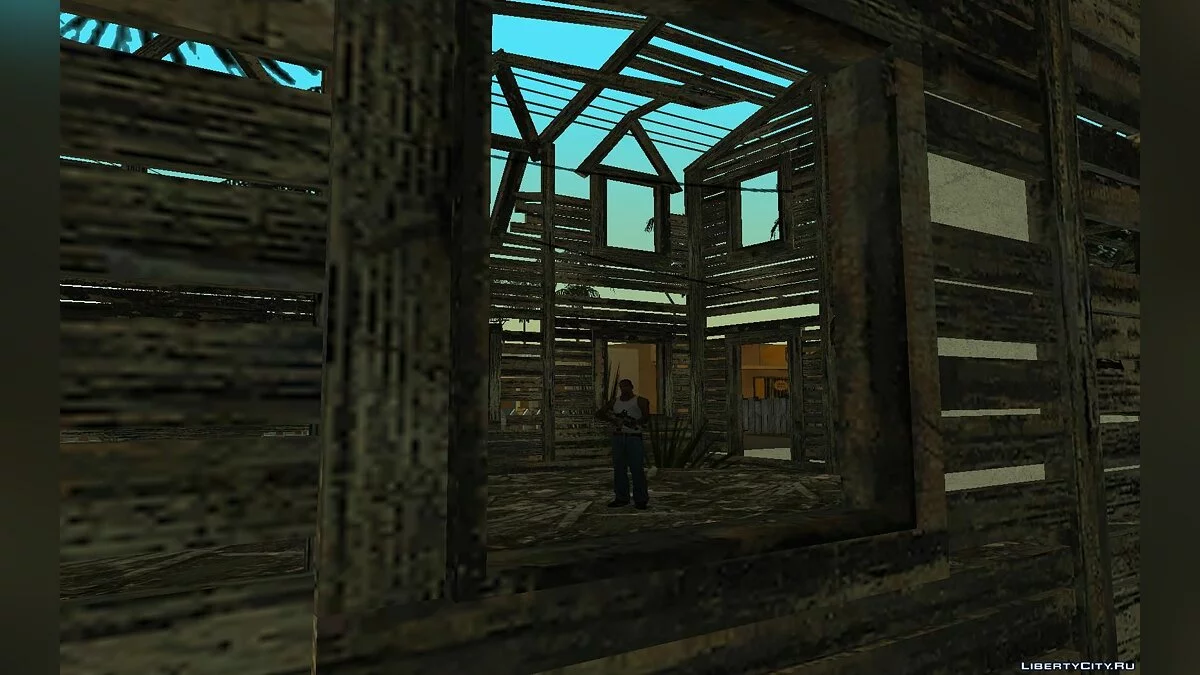 Сгоревший дом из Call of Duty 4: Modern Warfare / GTA San Andreas