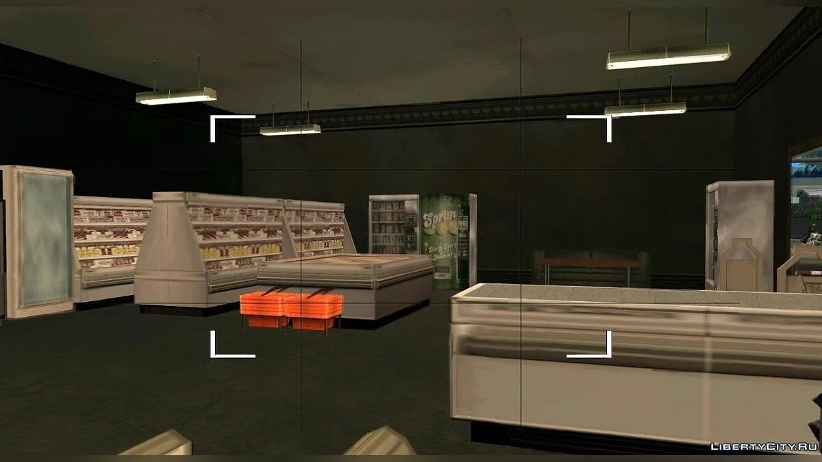 Casa Abierta. "Gasolinera Abierta de LS" / GTA San Andreas