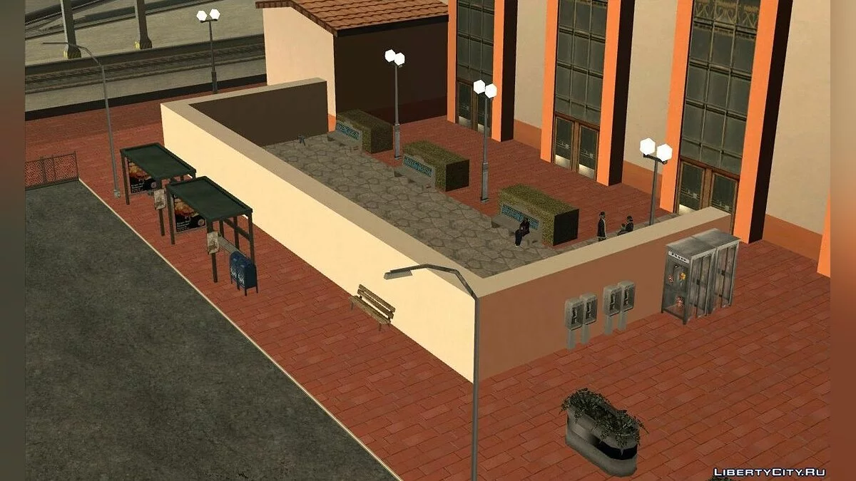 Square by the Train Station (Open House) / GTA San Andreas
