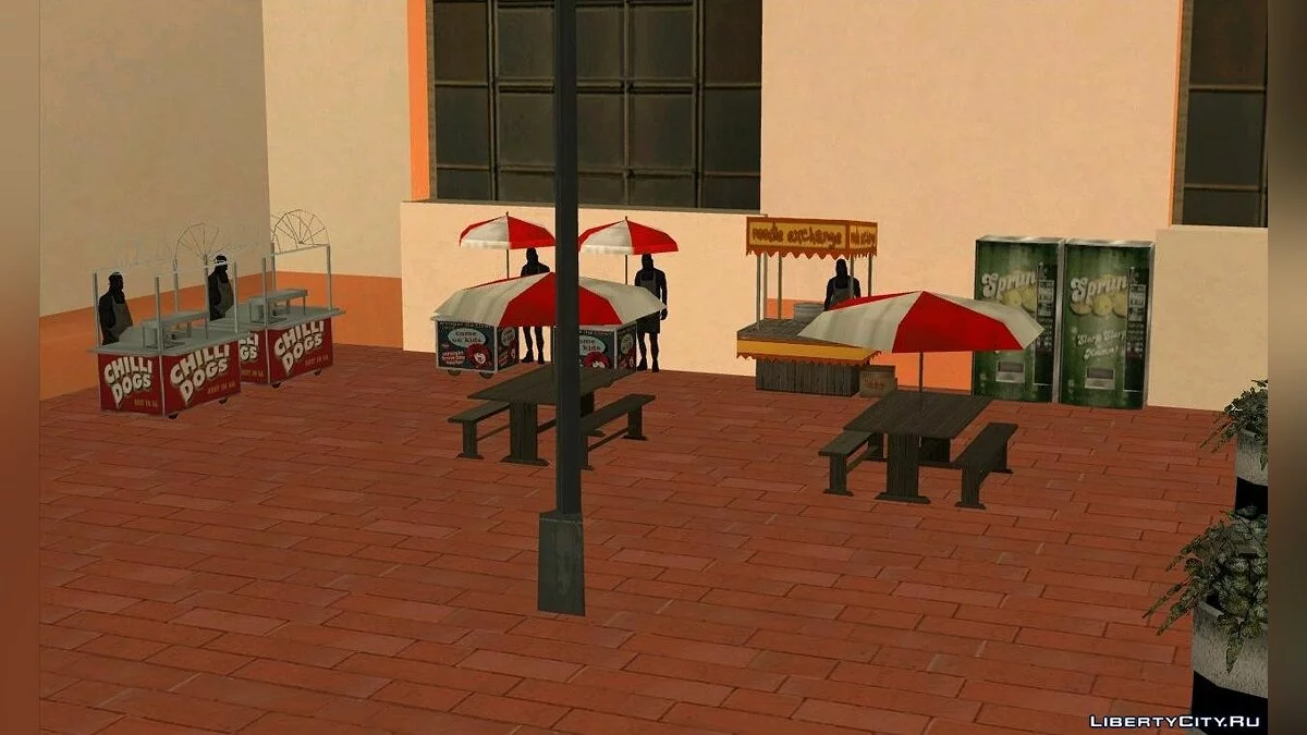 Square by the Train Station (Open House) / GTA San Andreas