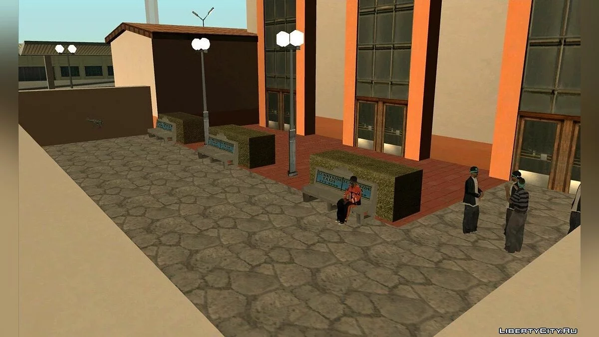 Square by the Train Station (Open House) / GTA San Andreas