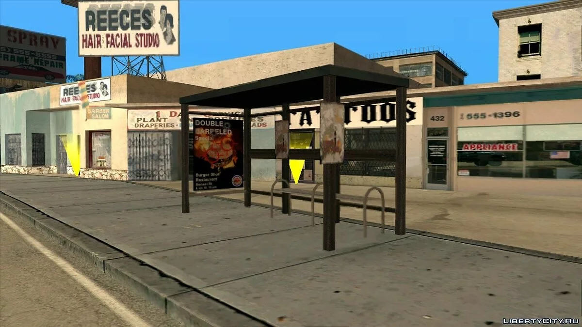Reality Mod. Bus Stops in LS (Fix) / GTA San Andreas