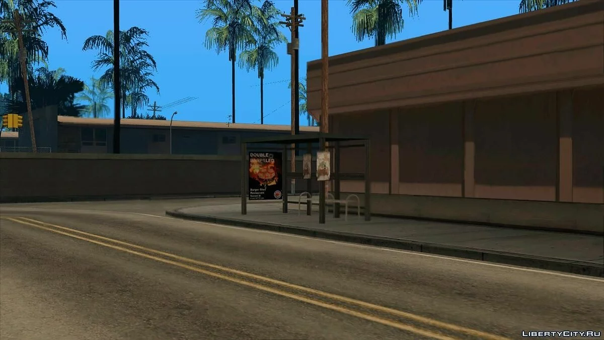Reality Mod. Bus Stops in LS (Fix) / GTA San Andreas