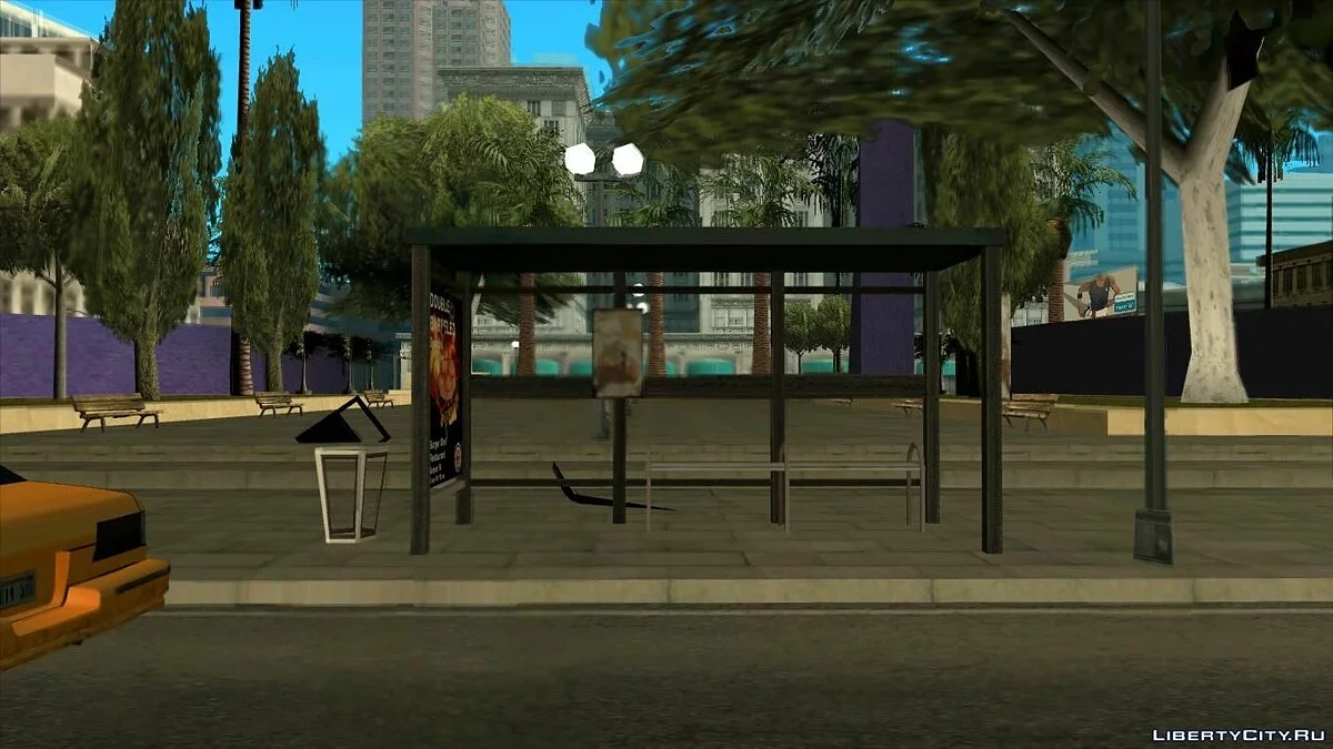 Reality Mod. Bus Stops in LS (Fix) / GTA San Andreas