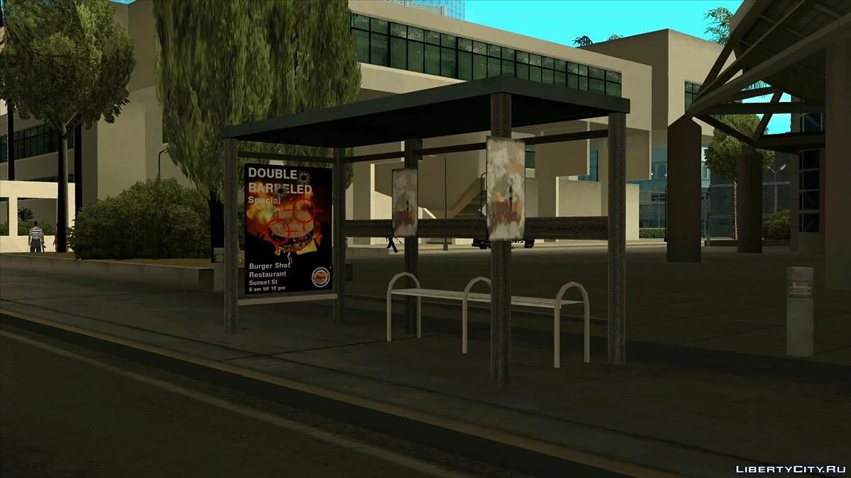 Reality Mod. Bus Stops in LS (Fix) / GTA San Andreas
