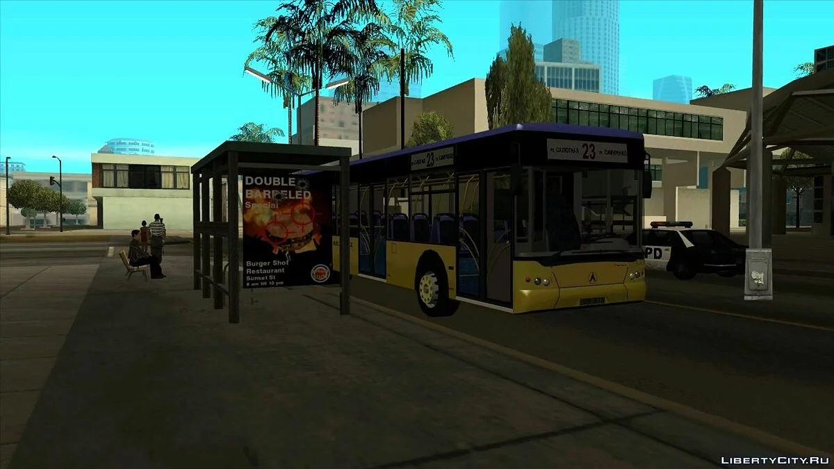 Reality Mod. Bus Stops in LS (Fix) / GTA San Andreas