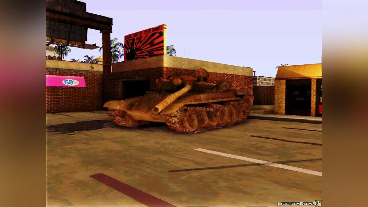 T-72 Tank Wreck / GTA San Andreas