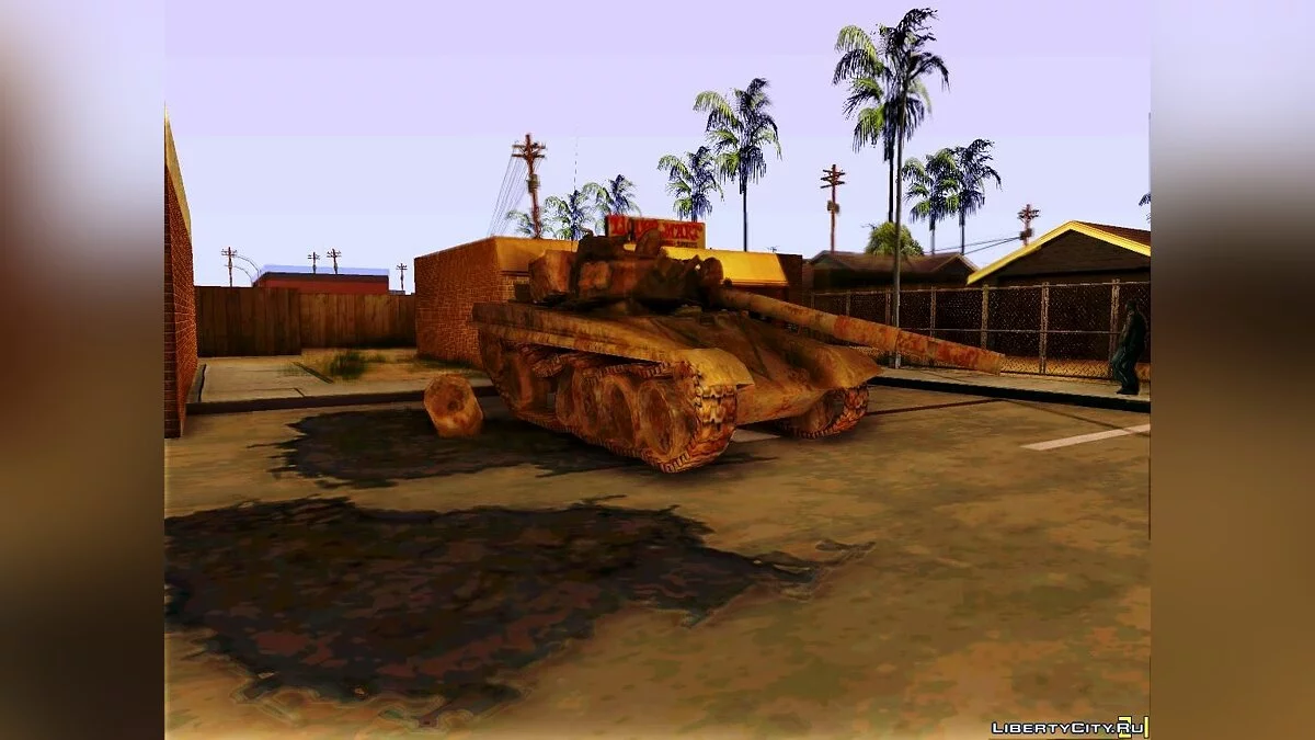 T-72 Tank Wreck / GTA San Andreas