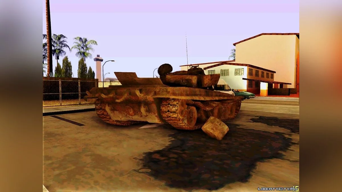 T-72 Tank Wreck / GTA San Andreas