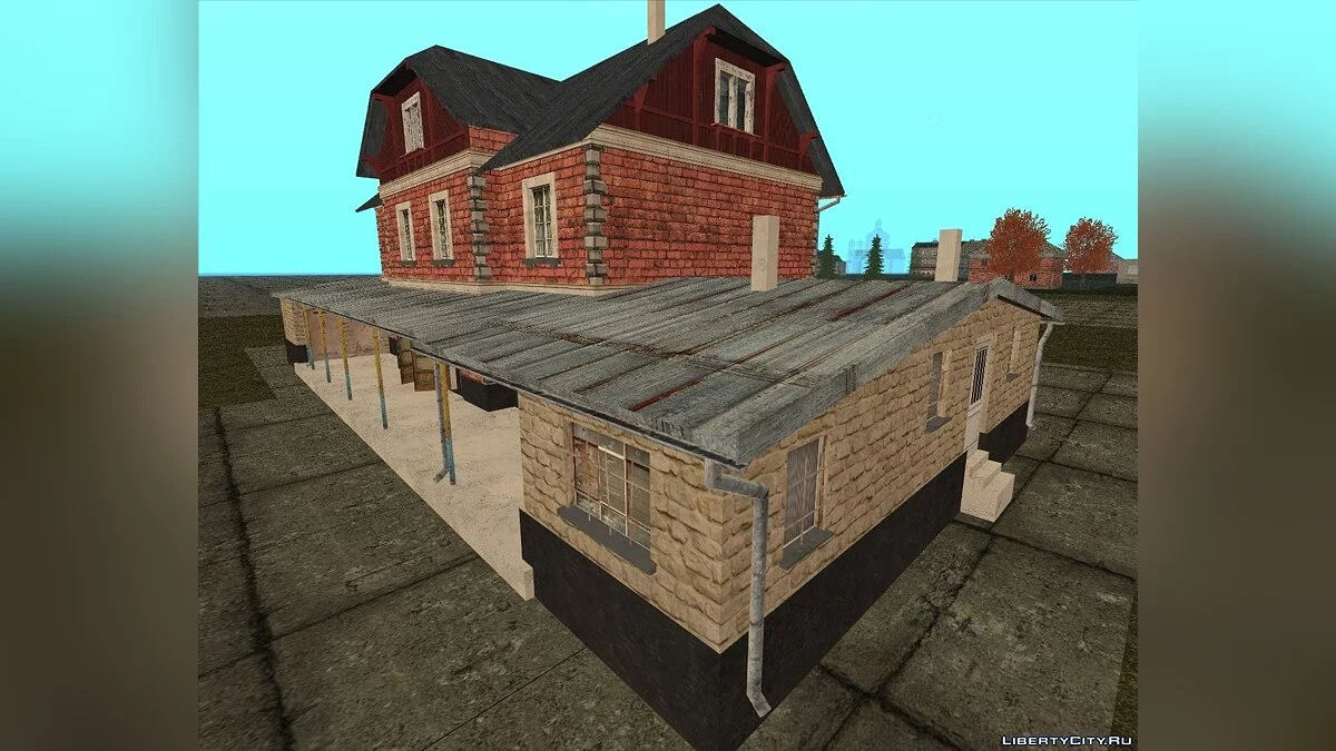 Залізнична станція з DayZ / GTA San Andreas