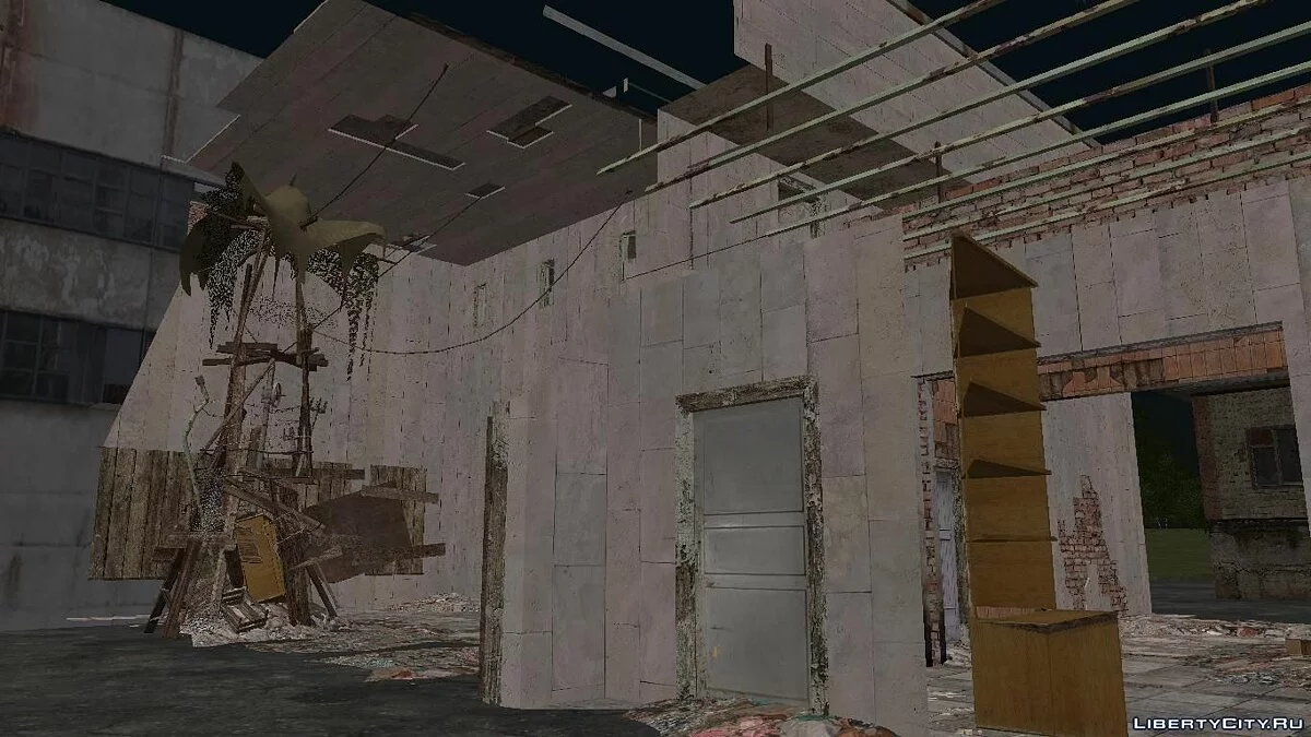 Librería destruida de S.T.A.L.K.K.E.R / GTA San Andreas