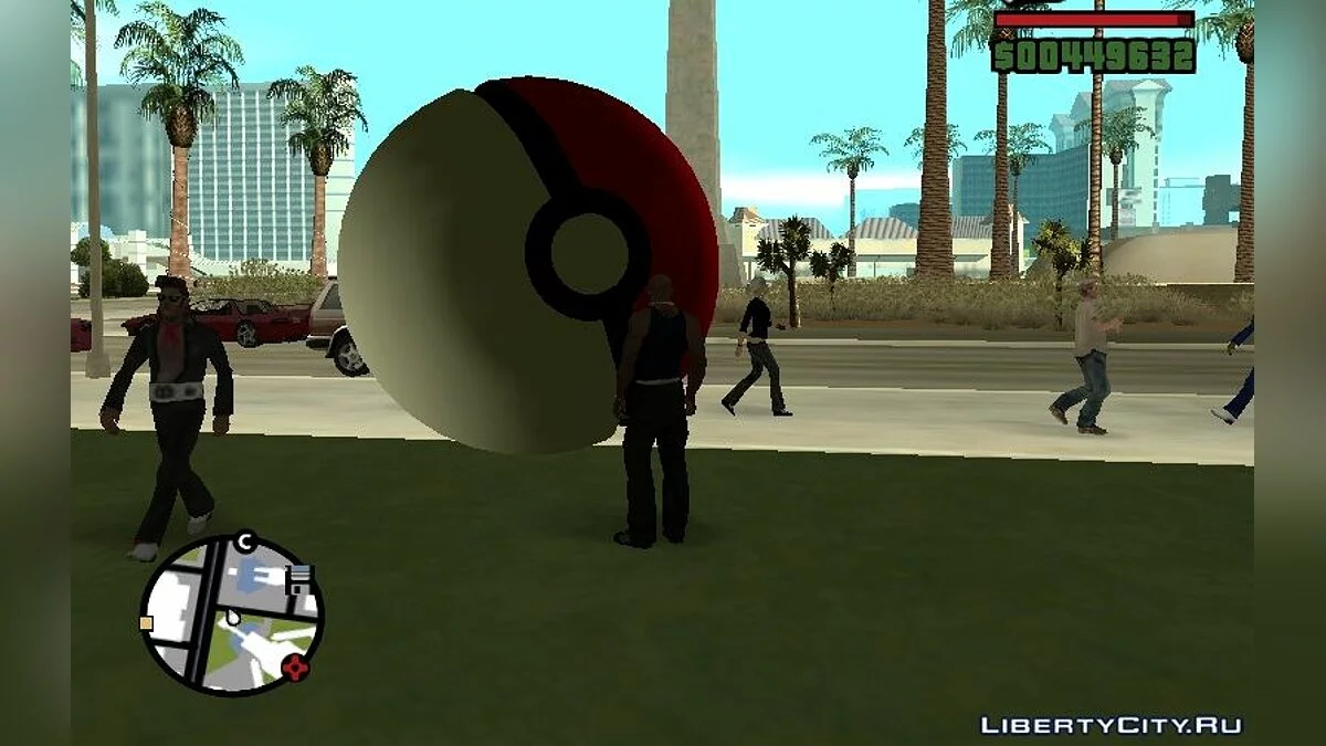 Pokeball для GTA SA by Goldfish / GTA San Andreas