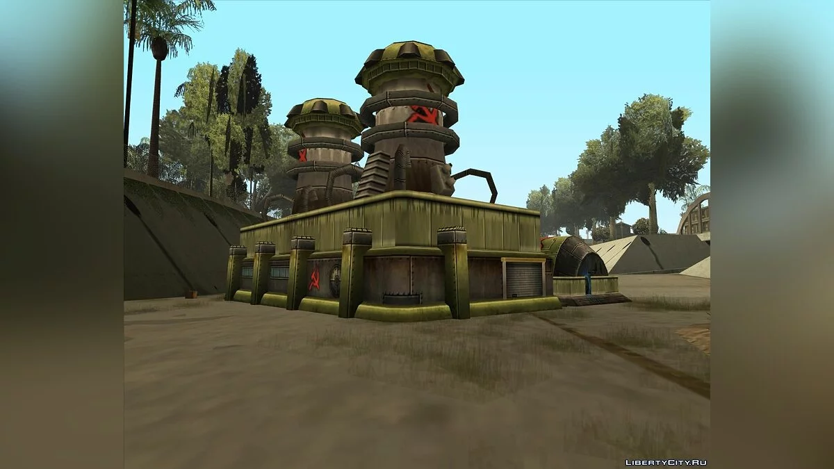 Sammlung von Gebäuden der UdSSR aus Red Alert 3 / GTA San Andreas