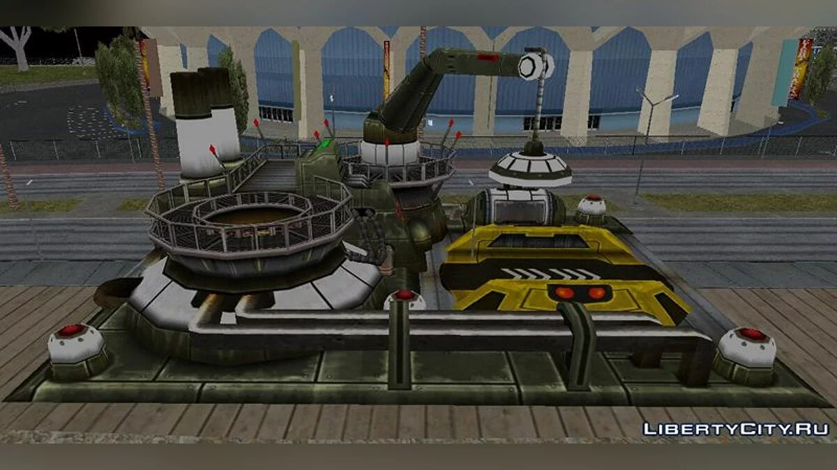 Sammlung von Gebäuden der UdSSR aus Red Alert 3 / GTA San Andreas