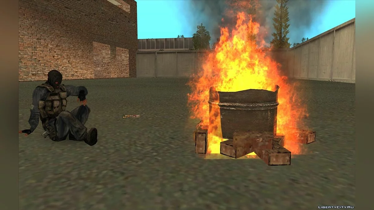 Костёр из S.T.A.L.K.E.R. / GTA San Andreas