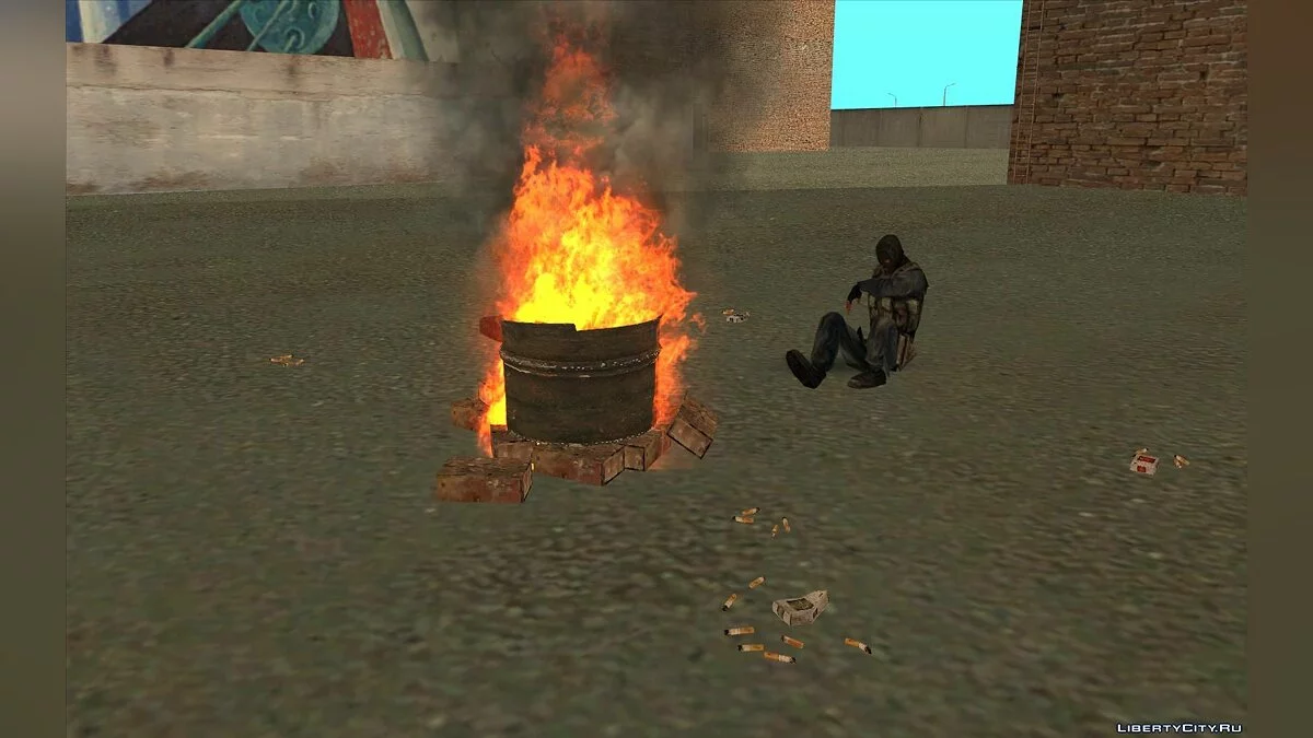 Костёр из S.T.A.L.K.E.R. / GTA San Andreas