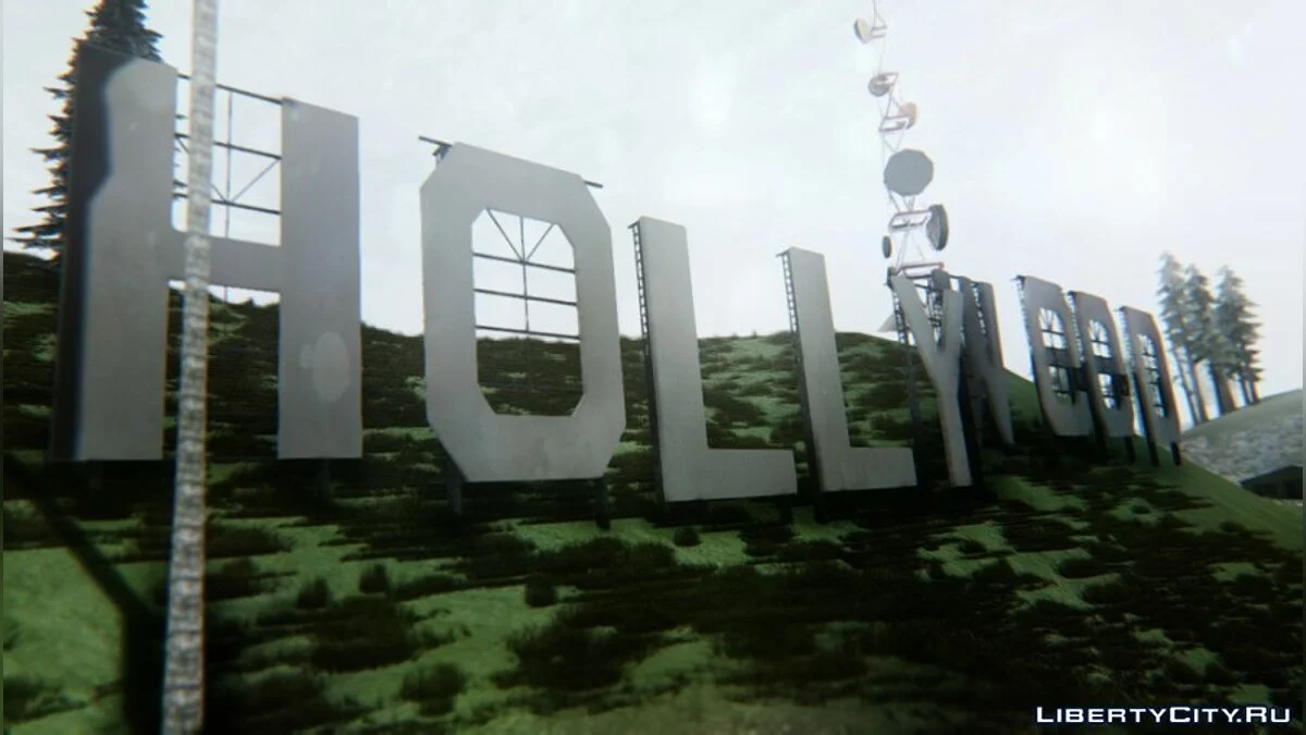Hollywood Vandalism Sign / GTA San Andreas