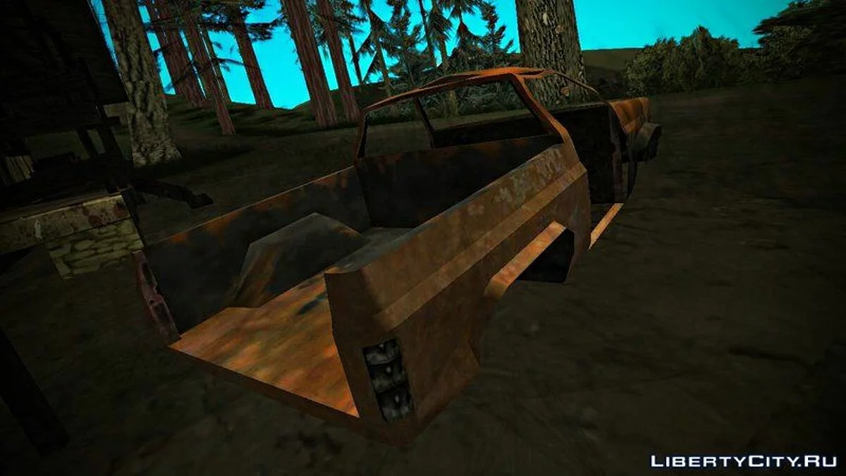 Voitures accidentées de GTA IV (avec carte normale) / GTA San Andreas