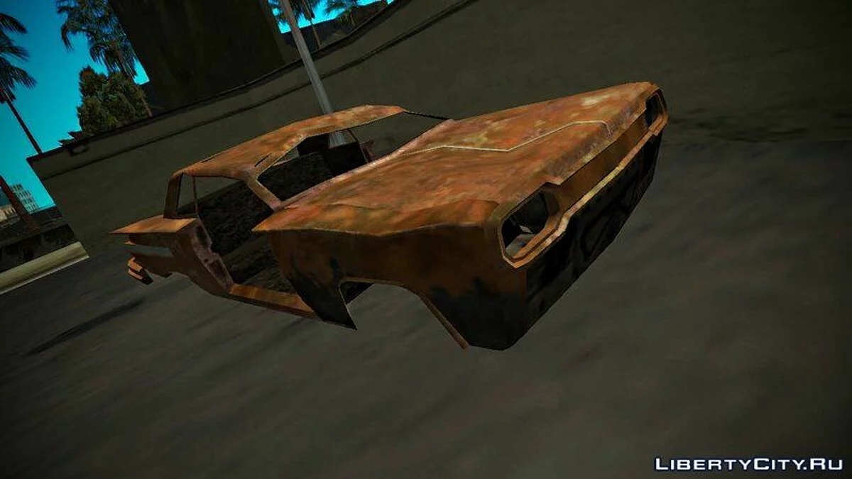 Voitures accidentées de GTA IV (avec carte normale) / GTA San Andreas