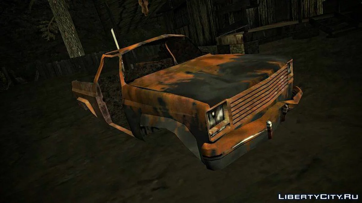 Voitures accidentées de GTA IV (avec carte normale) / GTA San Andreas