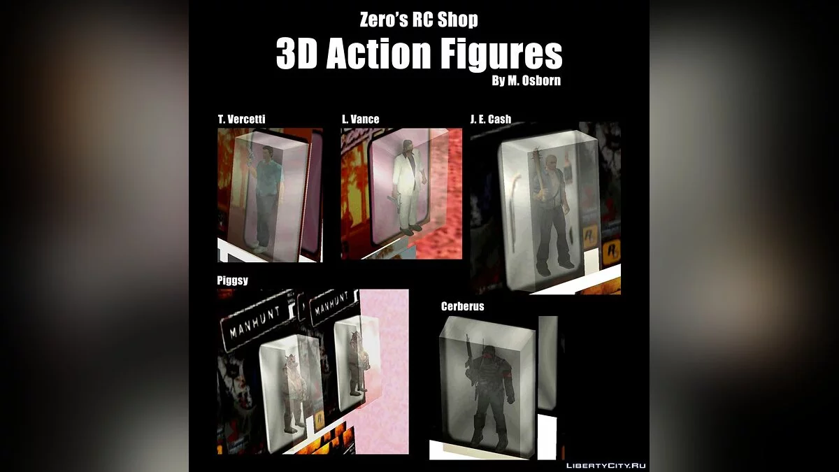 3D Action Figures / GTA San Andreas