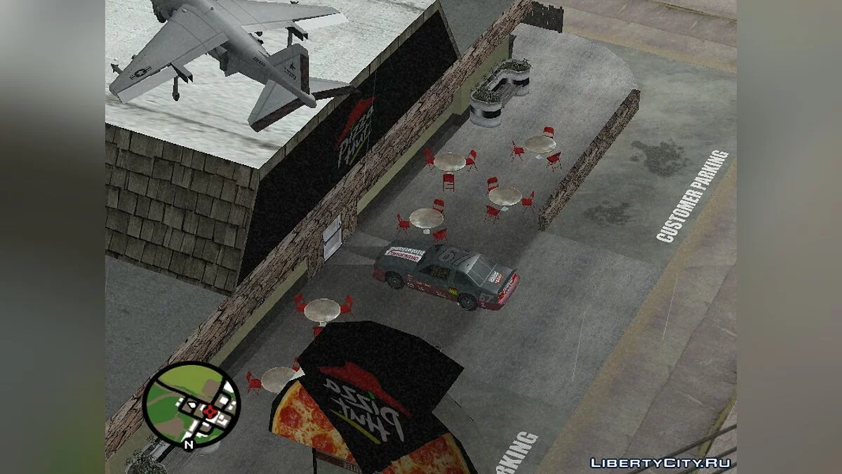 Montgomery Creek Pizza Hut Restaurant / GTA San Andreas