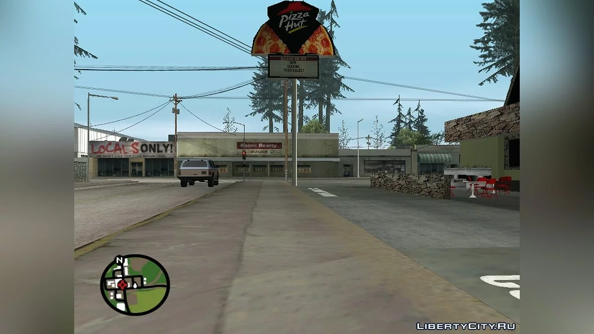 Montgomery Creek Pizza Hut Restaurant / GTA San Andreas