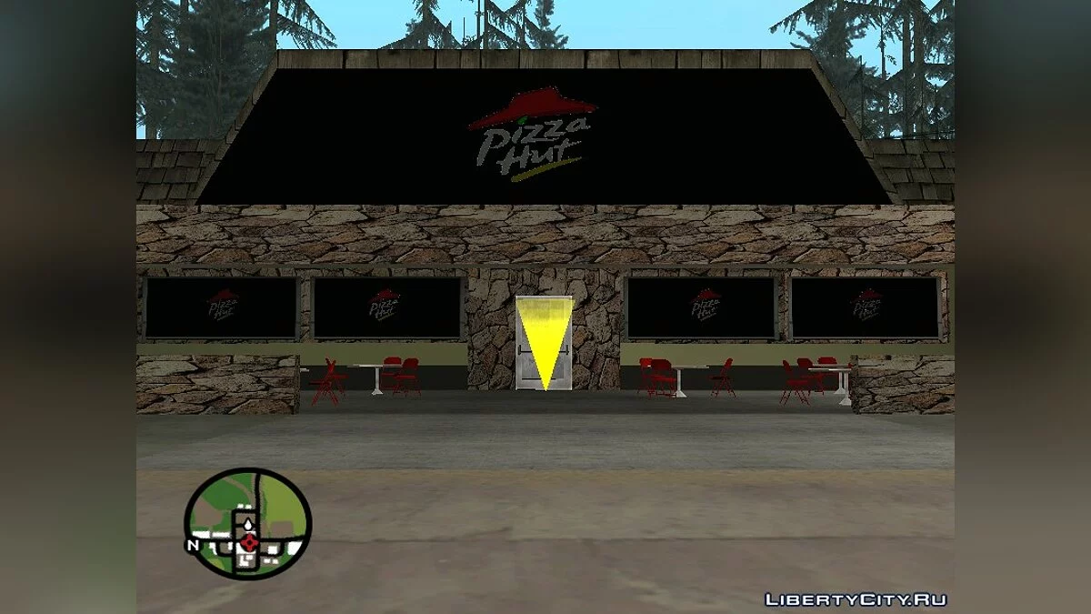 Montgomery Creek Pizza Hut Restaurant / GTA San Andreas
