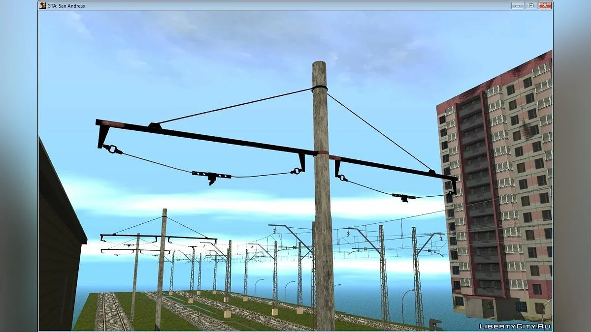 Tram contact net support / GTA San Andreas