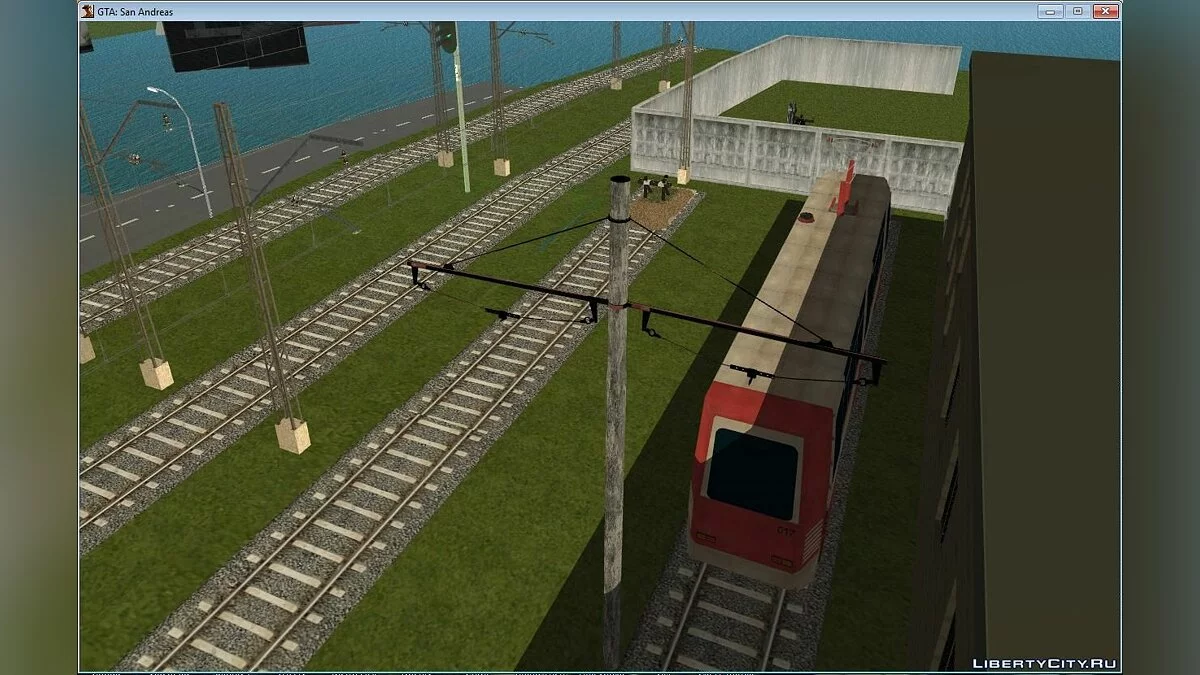 Tram contact net support / GTA San Andreas