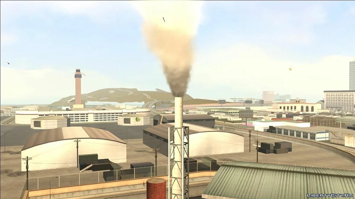 Smoke in Factory Pipes / GTA San Andreas